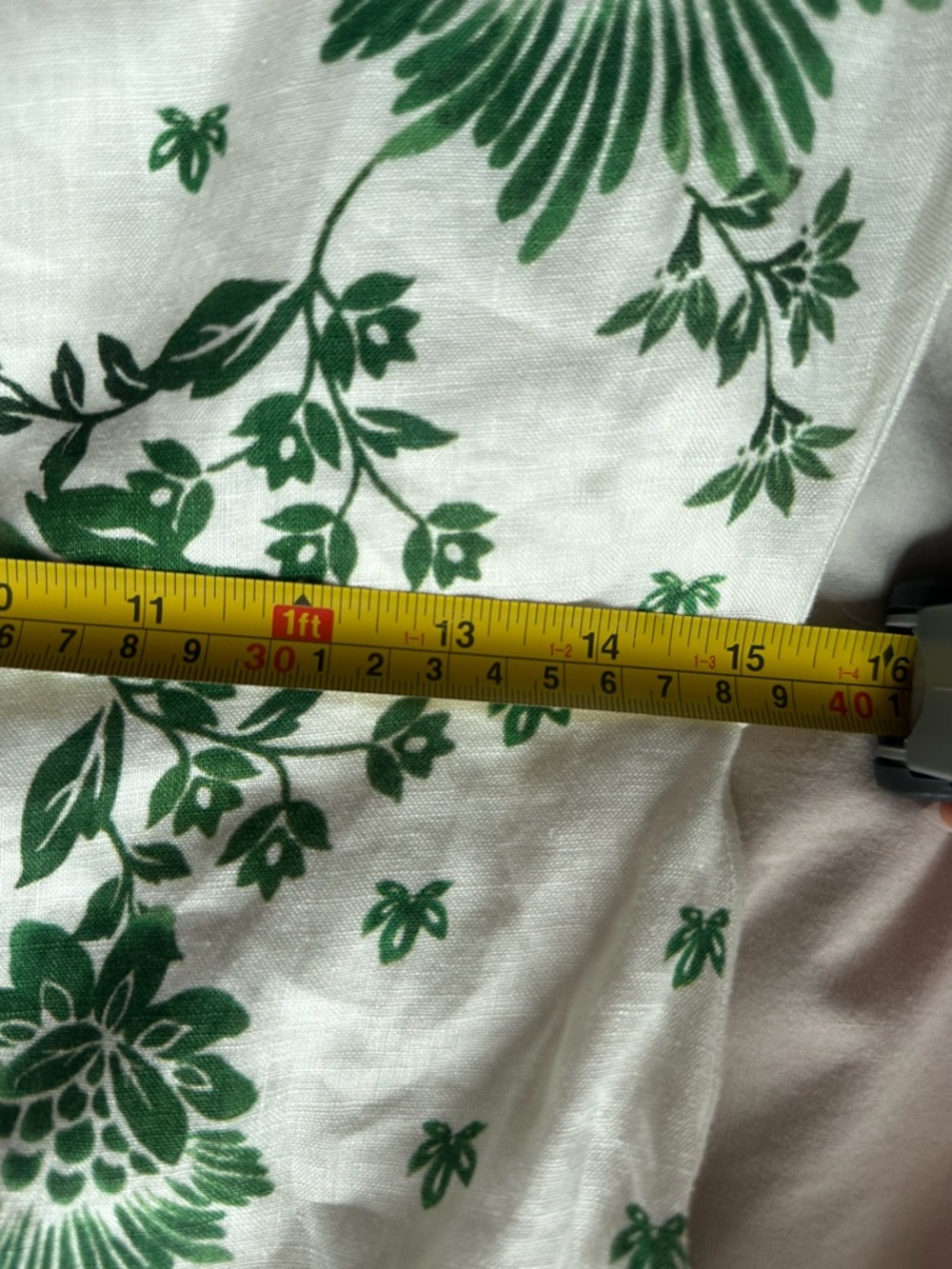 Magaschoni Green Floral Maxi Dress Button Front Influencer spring Favorite M - Picture 8 of 12